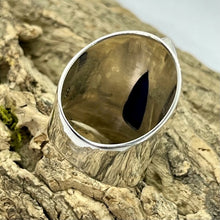 Cargar imagen en el visor de la galería, Anillo Lapizlázuli Lágrima Larga, Unisex, Plata de Ley 925