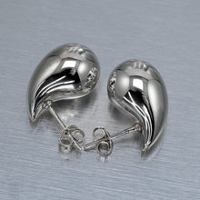 Load image into Gallery viewer, Sterling Silver Teardrop Stud Earrings