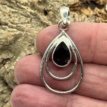 Load image into Gallery viewer, Small Citrine Pendant, 925 Sterling Silver