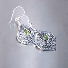 Load image into Gallery viewer, Peridot Dangly Earrings, 925 Sterling Silver
