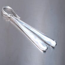 Load image into Gallery viewer, Long Mother of Pearl Earrings