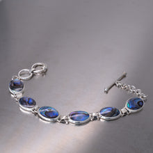 Load image into Gallery viewer, Sterling Silver Abalone Bracelet