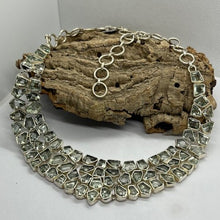 Cargar imagen en el visor de la galería, Fabulous Green Amethyst Multi Gem Necklace, 925 Sterling Silver.
