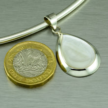 Load image into Gallery viewer, Mother-of-Pearl Teardrop Pendant