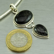 Load image into Gallery viewer, Rutilated quartz double pendant
