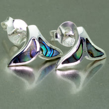 Load image into Gallery viewer, Mother of Pearl 'summa luvin' mermaid tail studs
