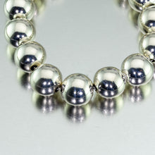 Load image into Gallery viewer, Large sterling silver ball bracelet