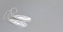 Load image into Gallery viewer, Mother-of-Pearl Inlay Earrings, 925 Sterling Silver