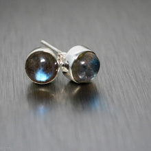 Load image into Gallery viewer, Gemstone studs - available in 10 different semi-precious stones - Gemstonz Silver