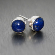 Load image into Gallery viewer, Gemstone studs - available in 10 different semi-precious stones - Gemstonz Silver