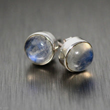 Load image into Gallery viewer, Gemstone studs - available in 10 different semi-precious stones - Gemstonz Silver