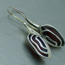 Load image into Gallery viewer, Long Amber Sterling Silver Earrings - Gemstonz Silver