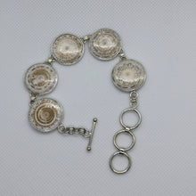 Load image into Gallery viewer, Sterling Silver Antik Shell Bracelet