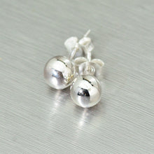 Load image into Gallery viewer, 5mm sterling silver ball studs