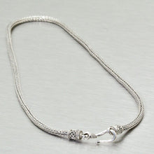 Load image into Gallery viewer, Hand crafted sterling silver 'Tulan Naga' chain,