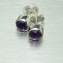 Load image into Gallery viewer, Gemstone studs - available in 10 different semi-precious stones - Gemstonz Silver