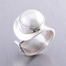 Load image into Gallery viewer, Mabe Pearl Wrap-ring - Gemstonz Silver