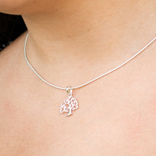 Load image into Gallery viewer, Small silver tree of life silver pendant