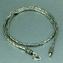Load image into Gallery viewer, Balinese 'Byzantine' Silver Necklace