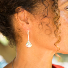 Load image into Gallery viewer, Silver 'designer' bell medium earrings - Gemstonz Silver