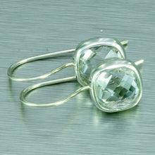 Load image into Gallery viewer, Rock Crystal Hook-in Earrings, 925 Sterling Silver