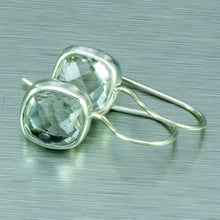 Load image into Gallery viewer, Rock Crystal Hook-in Earrings, 925 Sterling Silver