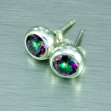 Load image into Gallery viewer, Mystic topaz stud earrings