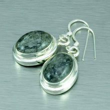 Load image into Gallery viewer, Rutilated quartz earrings