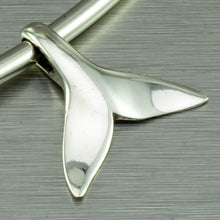 Load image into Gallery viewer, Sterling Silver Mermaid Tail Necklace