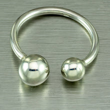 Load image into Gallery viewer, Silver 'two's company' ring