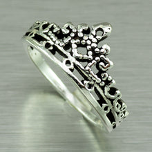 Load image into Gallery viewer, Sterling silver tiara ring