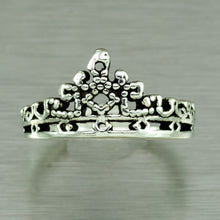 Load image into Gallery viewer, Sterling silver tiara ring