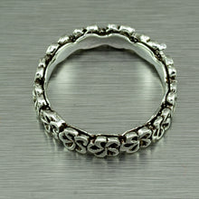 Load image into Gallery viewer, Frangipani flower silver ring