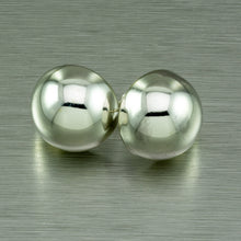 Load image into Gallery viewer, Round Sterling Silver Stud Earrings