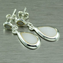 Load image into Gallery viewer, Mother of pearl stud, dangle earrings