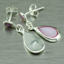 Load image into Gallery viewer, Mother of pearl stud, dangle earrings