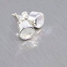 Load image into Gallery viewer, Gemstone studs - available in 10 different semi-precious stones - Gemstonz Silver