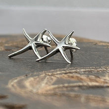 Load image into Gallery viewer, Starfish Stud Earrings, 925 Sterling Silver