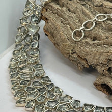 Load image into Gallery viewer, Fabulous Green Amethyst Multi Gem Necklace, 925 Sterling Silver.