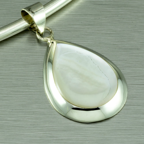 Mother-of-Pearl Teardrop Pendant