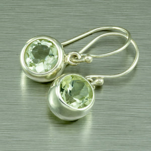 Smokey quartz small dangly earrings