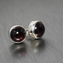 Load image into Gallery viewer, Gemstone studs - available in 10 different semi-precious stones - Gemstonz Silver