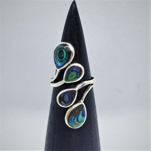 Abalone Sterling Silver Ring.