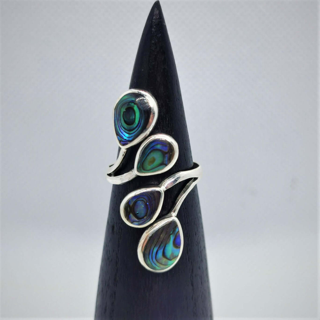 Abalone Sterling Silver Ring.