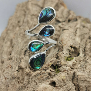 Abalone Sterling Silver Ring.
