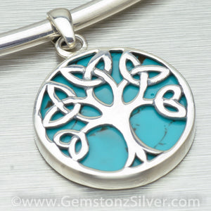Tree-of-life pendant - Gemstonz Silver