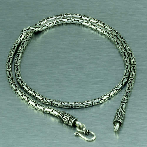 Balinese 'Byzantine' Silver Necklace