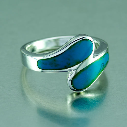 Turquoise Mother of Pearl Ring