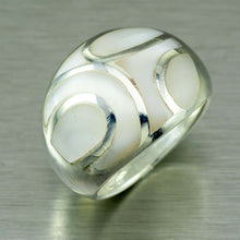 Load image into Gallery viewer, Abalone Ring, 925 Sterling Silver.