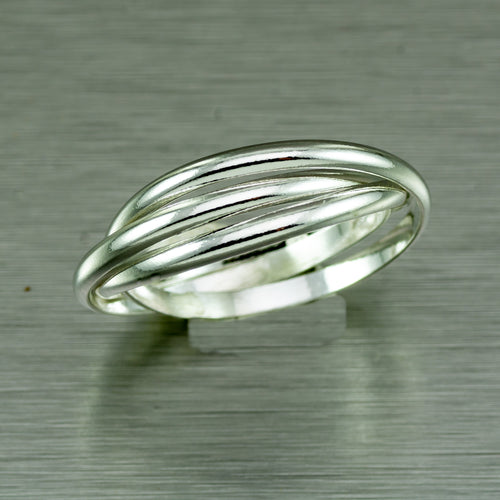 Silver Russian Wedding Ring  (2mm)